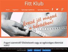 Tablet Screenshot of fittklub.com
